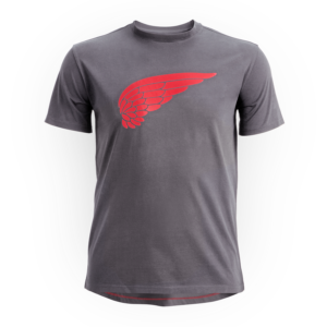 Short Sleeve Wing T-Shirt Dark Gray
