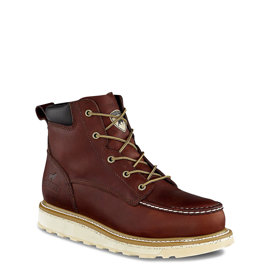 Ashby Men's 9-inch Leather Safety Toe Pull-On Boot